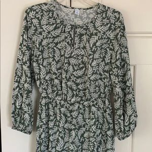Old Navy Floral Dress green